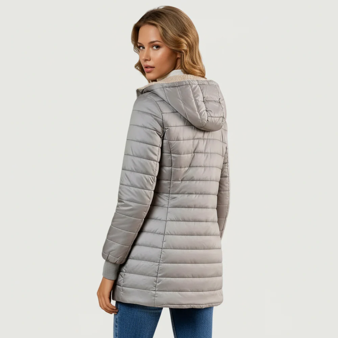 Caro | Casaco de Inverno Forrado com Sherpa