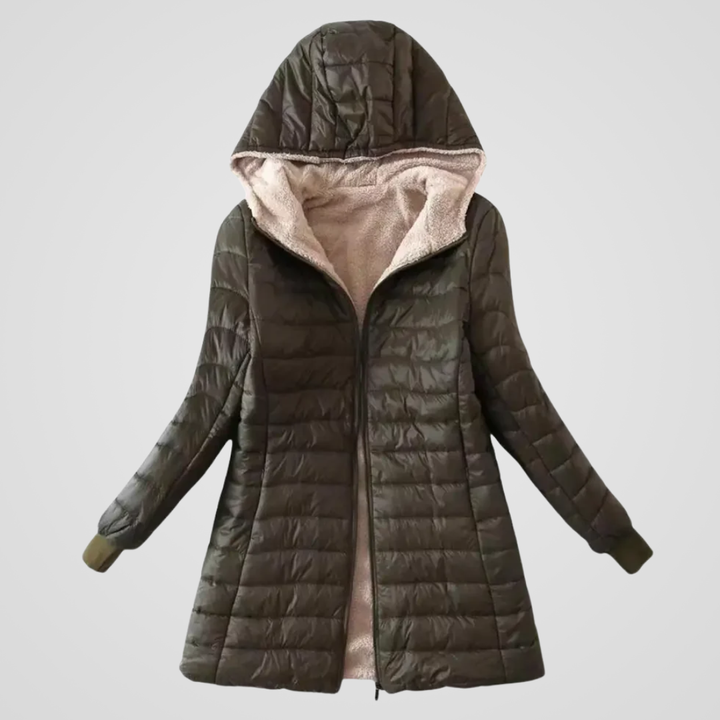 Caroline | Casaco de Inverno Forrado com Sherpa