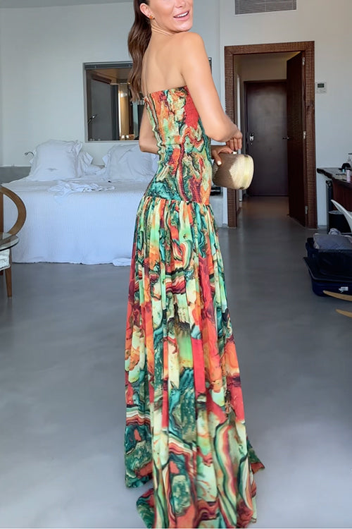 Sienna | Vestido Longo Ombre Tomara que Caia