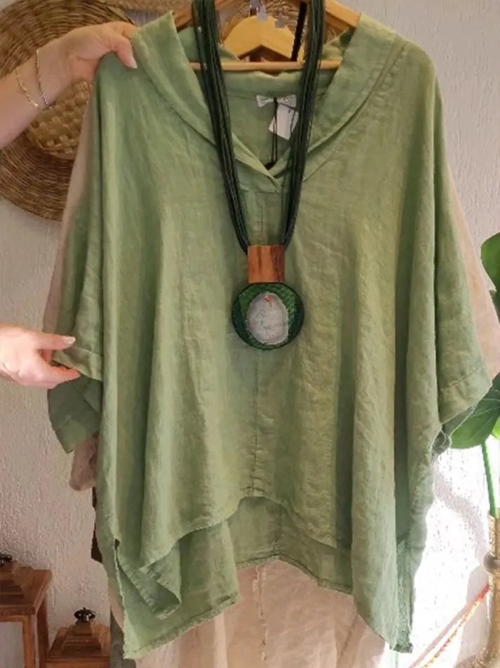 Blusa Feminina com Toque Macio e Decote em V