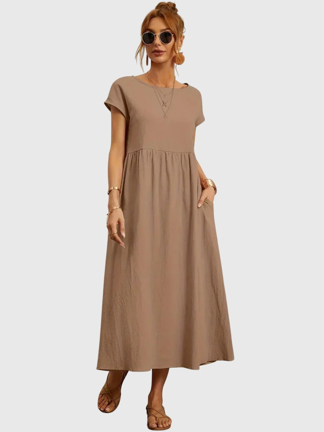 Giselle™ - Vestido Casual con Bolsillo