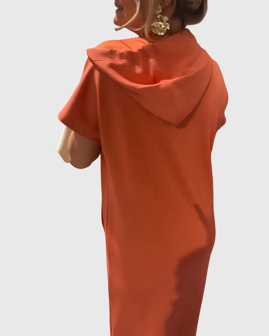 Marlowe | Women's Relaxed Fit Hoodie Dress, Casual Hooded Dress with Pockets