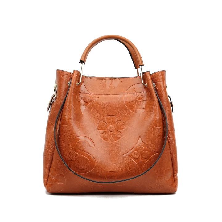 Luna | Conjunto de Bolsa com Relevo Floral