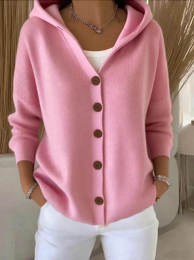Claire | Hooded Knit Cardigan