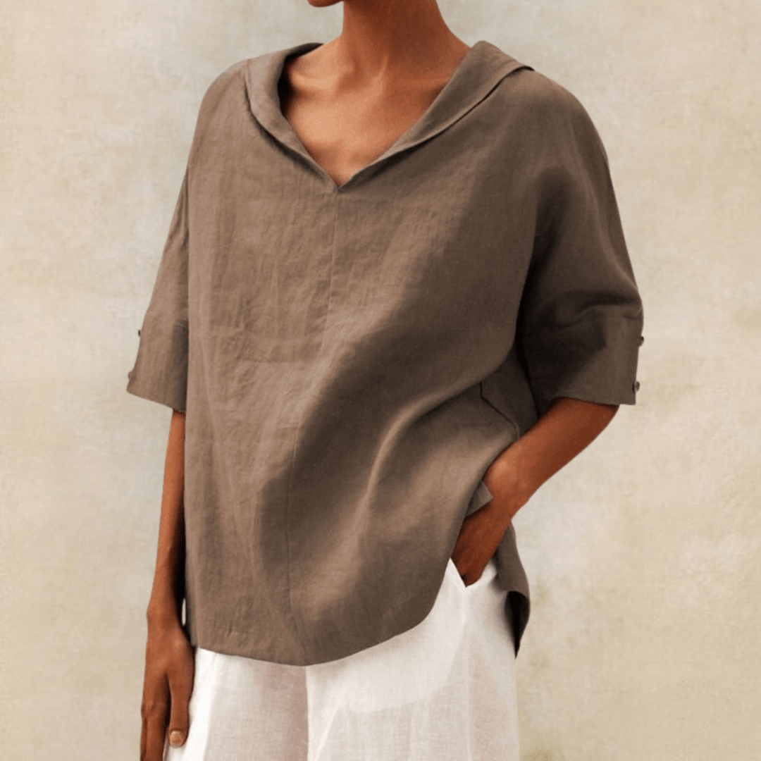 Marie | Camisa Oversized Brisa Costeira