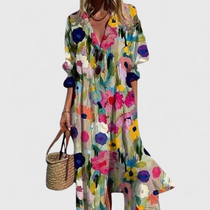Diane | Vestido Elegante com Cobertura para Barriga