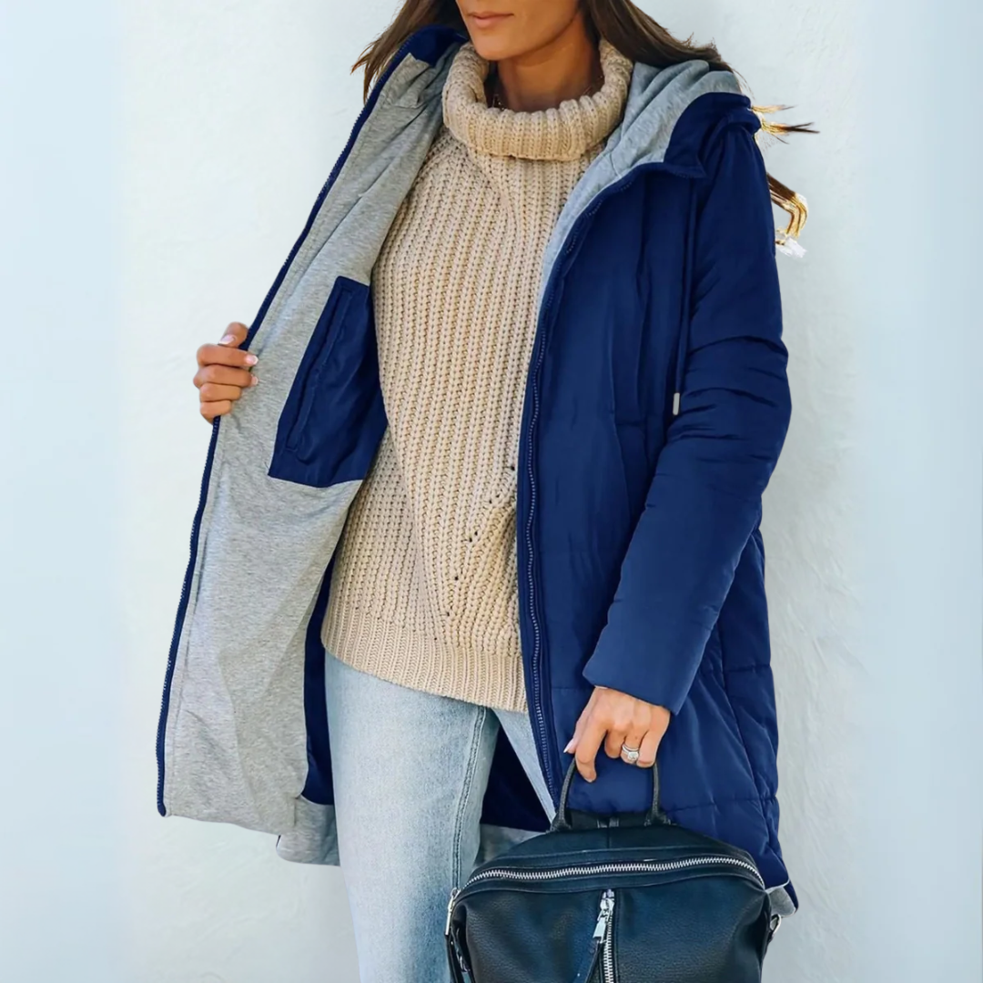 Sandra | Cozy Hooded Winter Coat