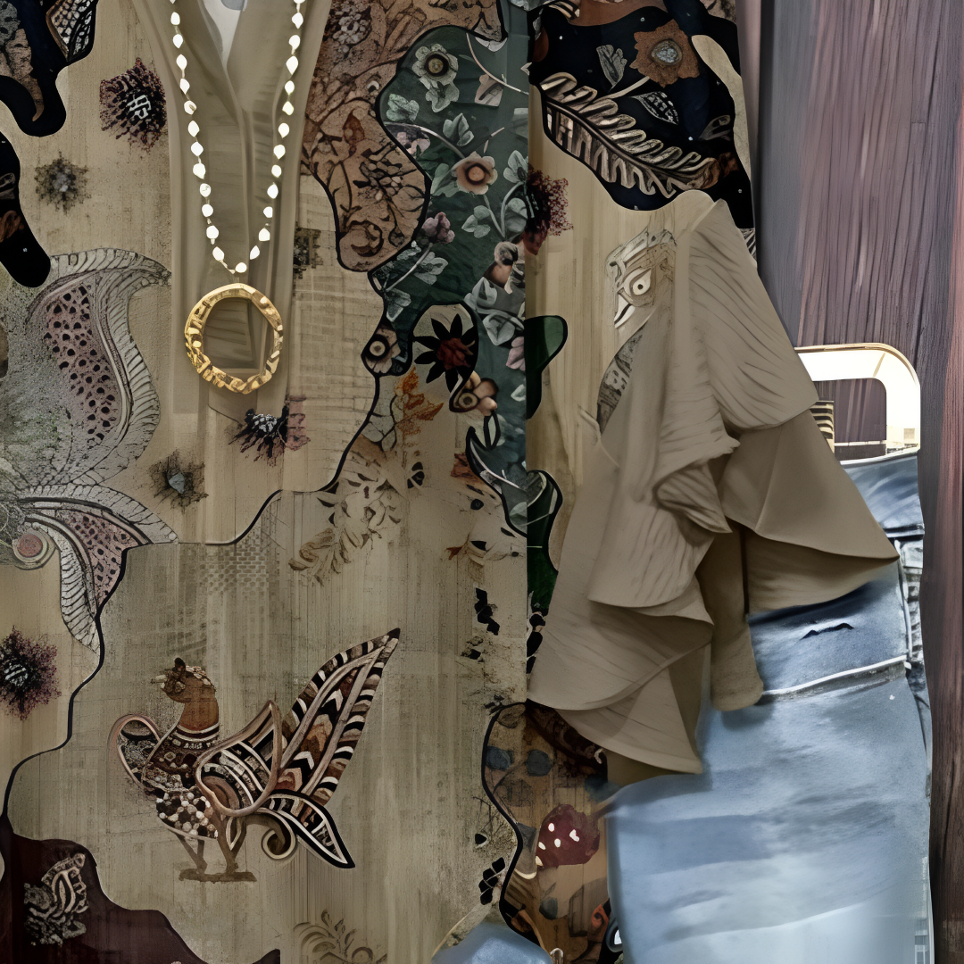 Phoenix | Blusa Elegante com Estampas