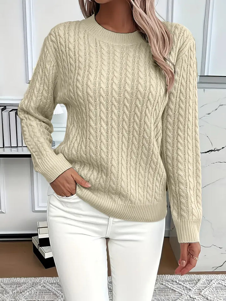 Sophia | Classic Cable Knit Jumper