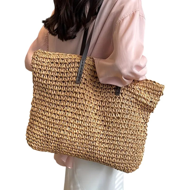 Olivia - Bolsa Tote Trançada