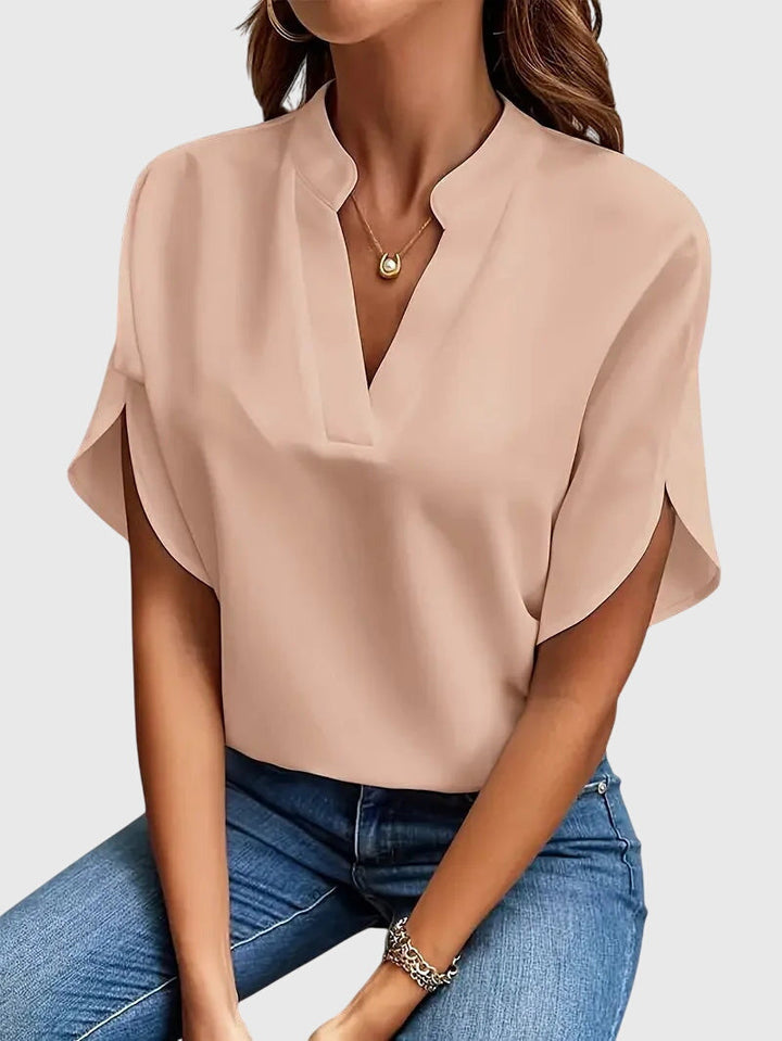 Beatrix | Camisa Suave e Elegante com Decote V