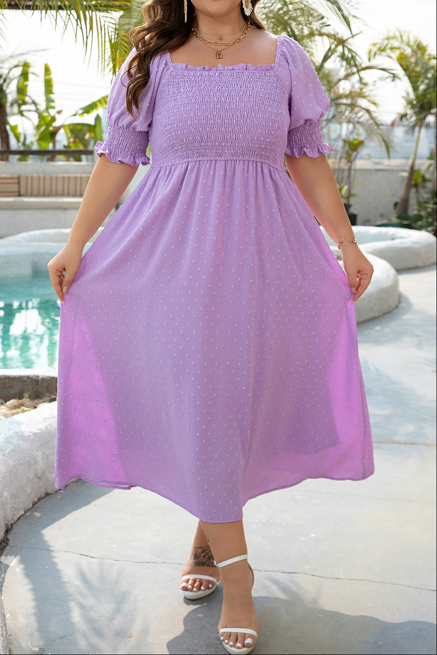 Wisteria | Vestido Swiss Dot