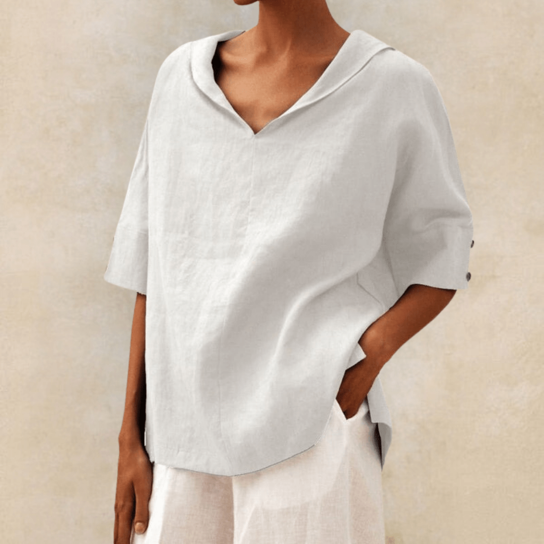 Marie | Camisa Oversized Brisa Costeira
