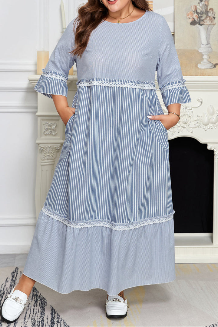 Skyline | Vestido Maxi Listrado