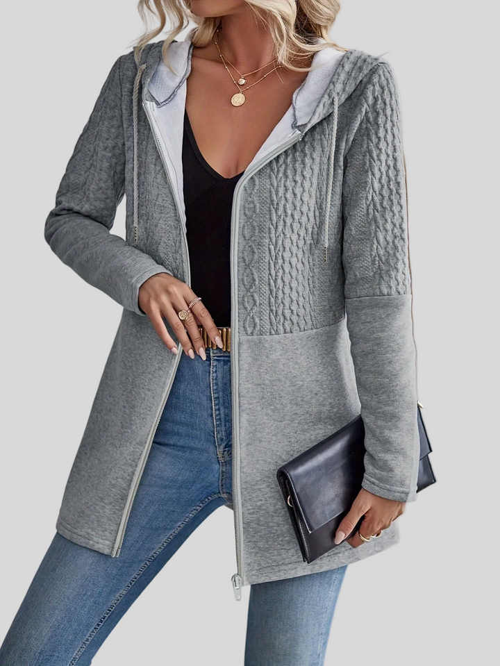 VESPARA | Women's Hoodie with Zipper
