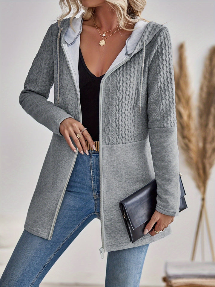VESPARA | Women's Hoodie with Zipper