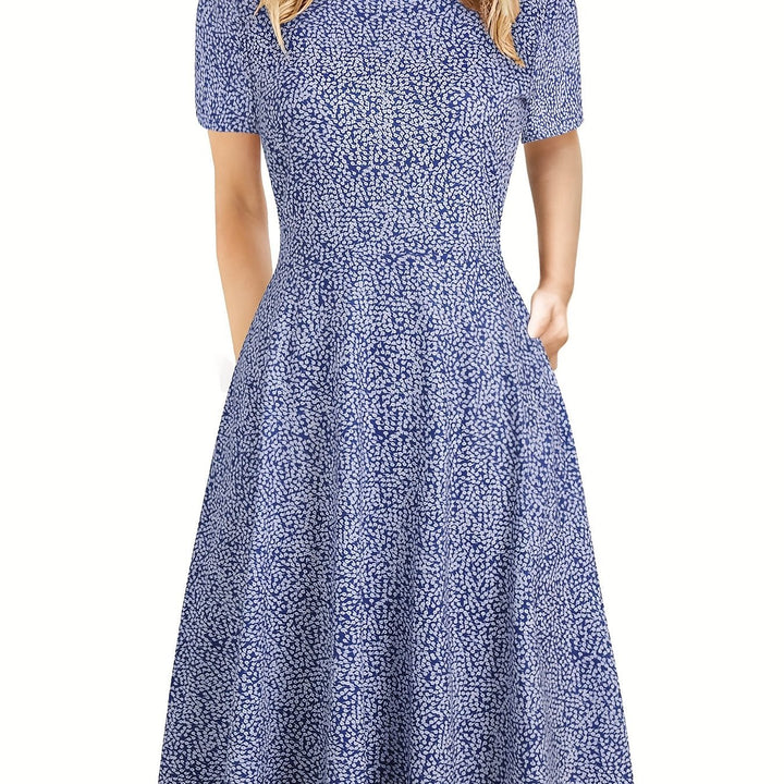 Evelyn Quinn | Vestido Retro de Verano en Línea A