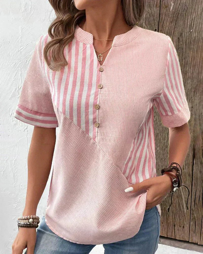 Lila | Blusa Macia Listrada