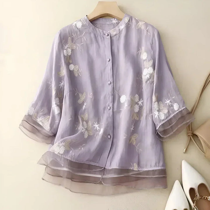 Nicole | Blusa de Algodão Leve