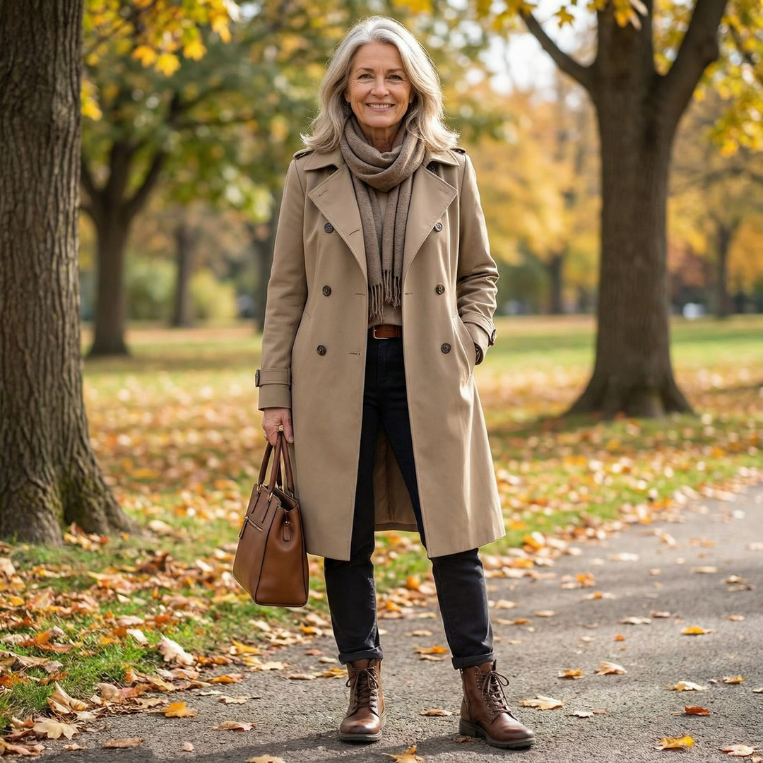Olivia | Wool Trench Coat