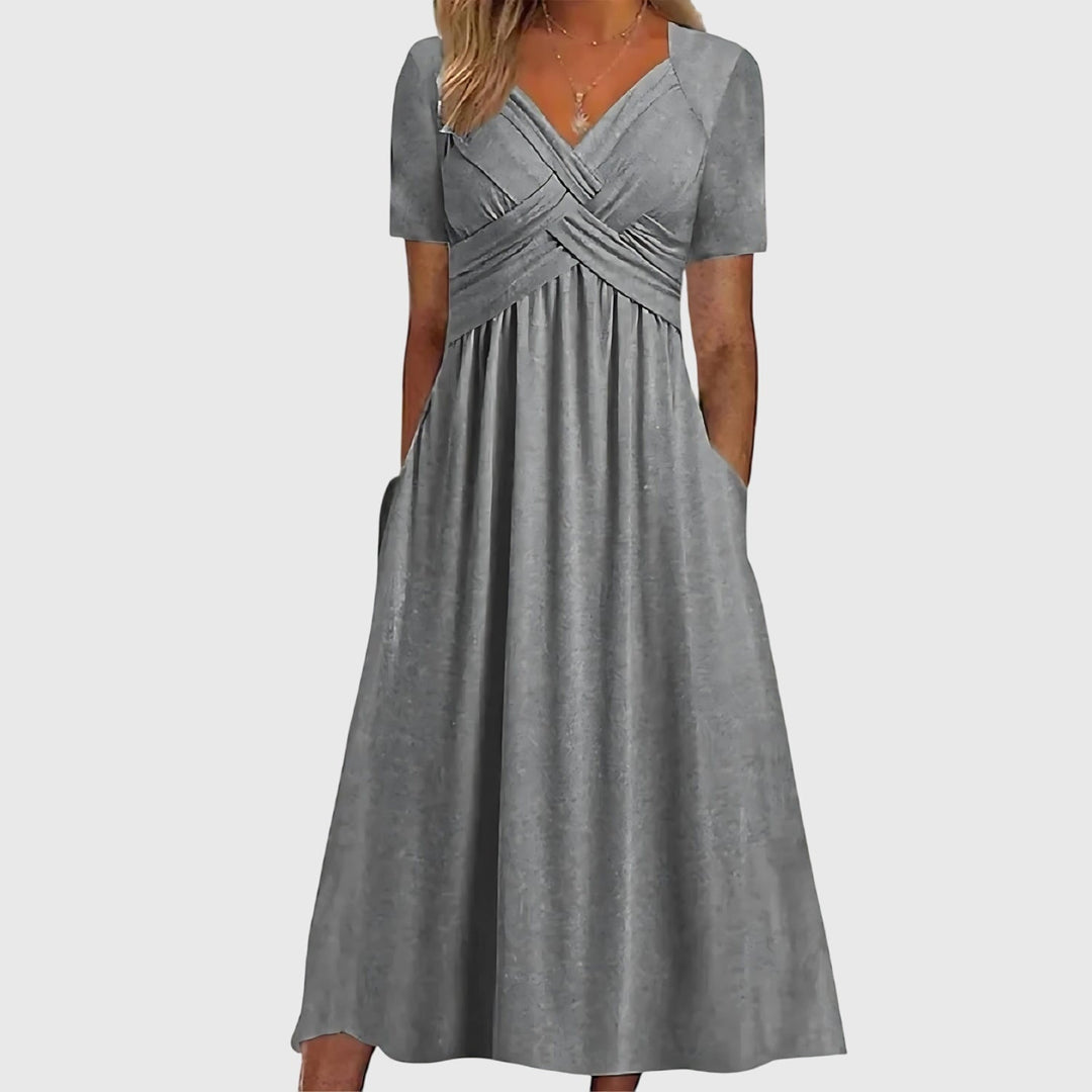 Manola | Vestido Midi com Cobertura para Barriga