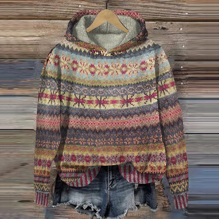 Jaida | Ethnic Retro Hoodie