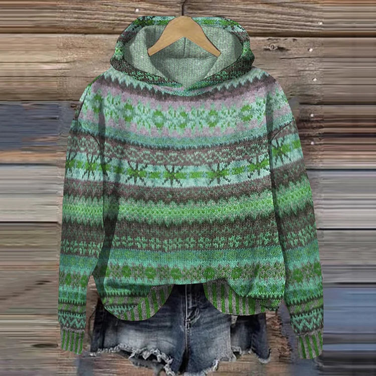 Jaida | Ethnic Retro Hoodie