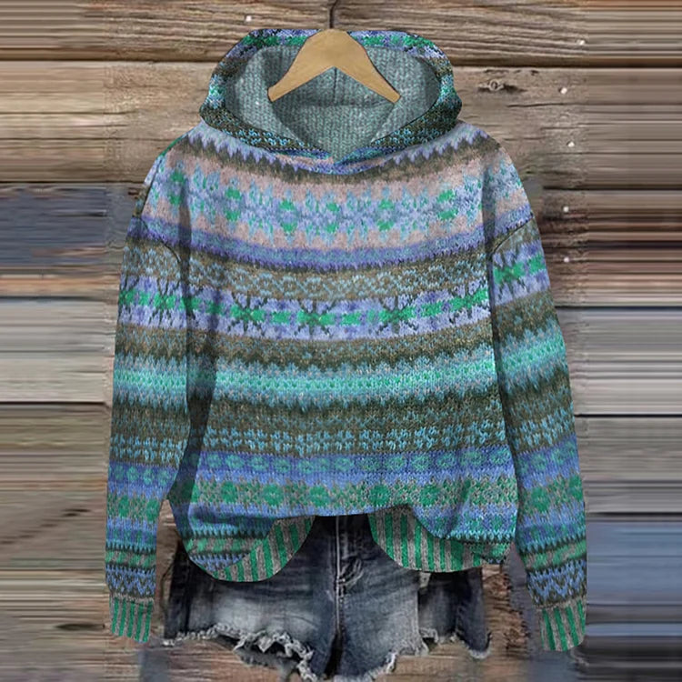Jaida | Ethnic Retro Hoodie