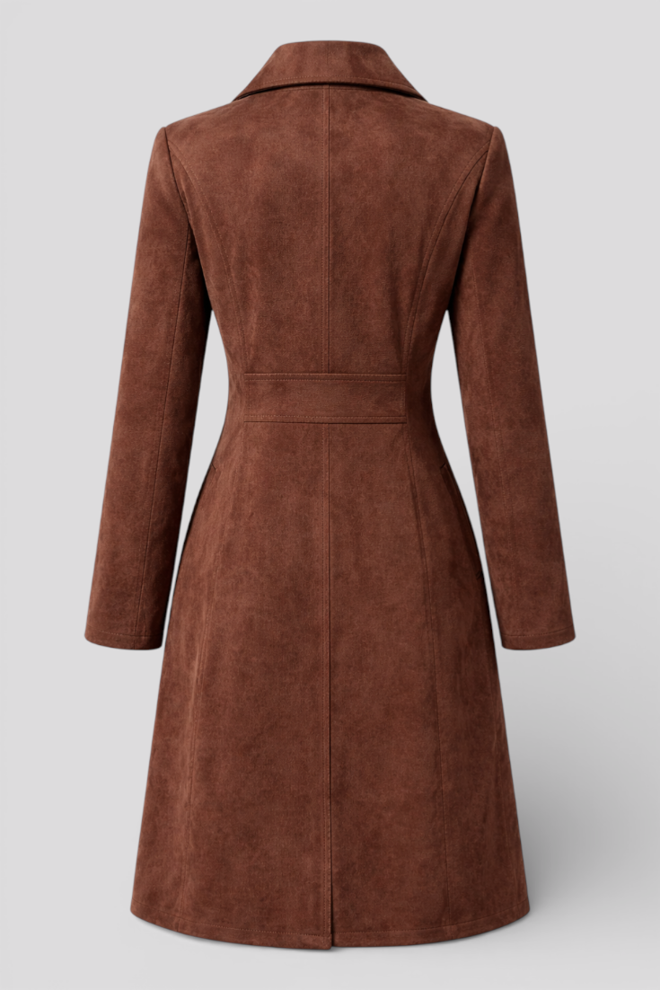 Teresa – Trench Coat Icônico e Atemporal com Silhueta que Valoriza a Figura