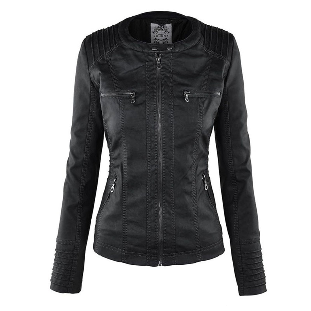 Elena | Timeless Chic Leather-Look Jacket