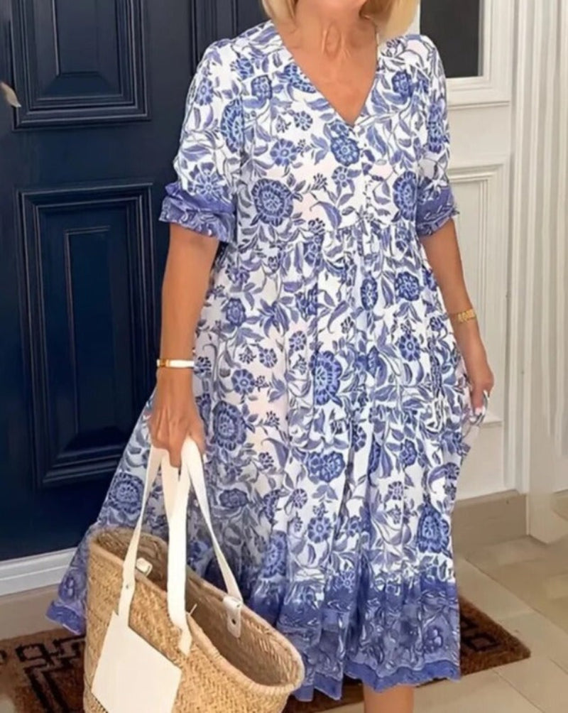 Radiance | Vestido Longo Boêmio – Sinta-se Linda, Sem Esforço