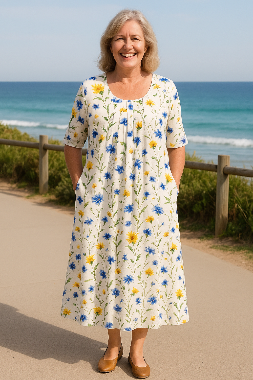 Ivryrose | Dress - Elegant Flow –Tummy-friendly design