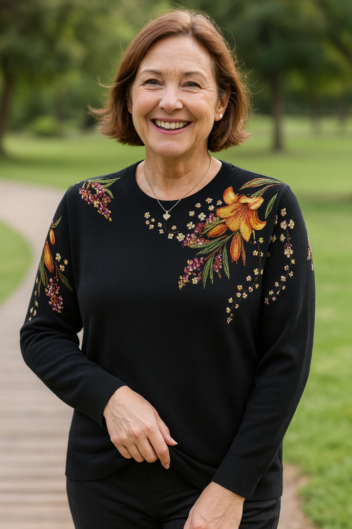 Iris | Graceful Knit Jumper