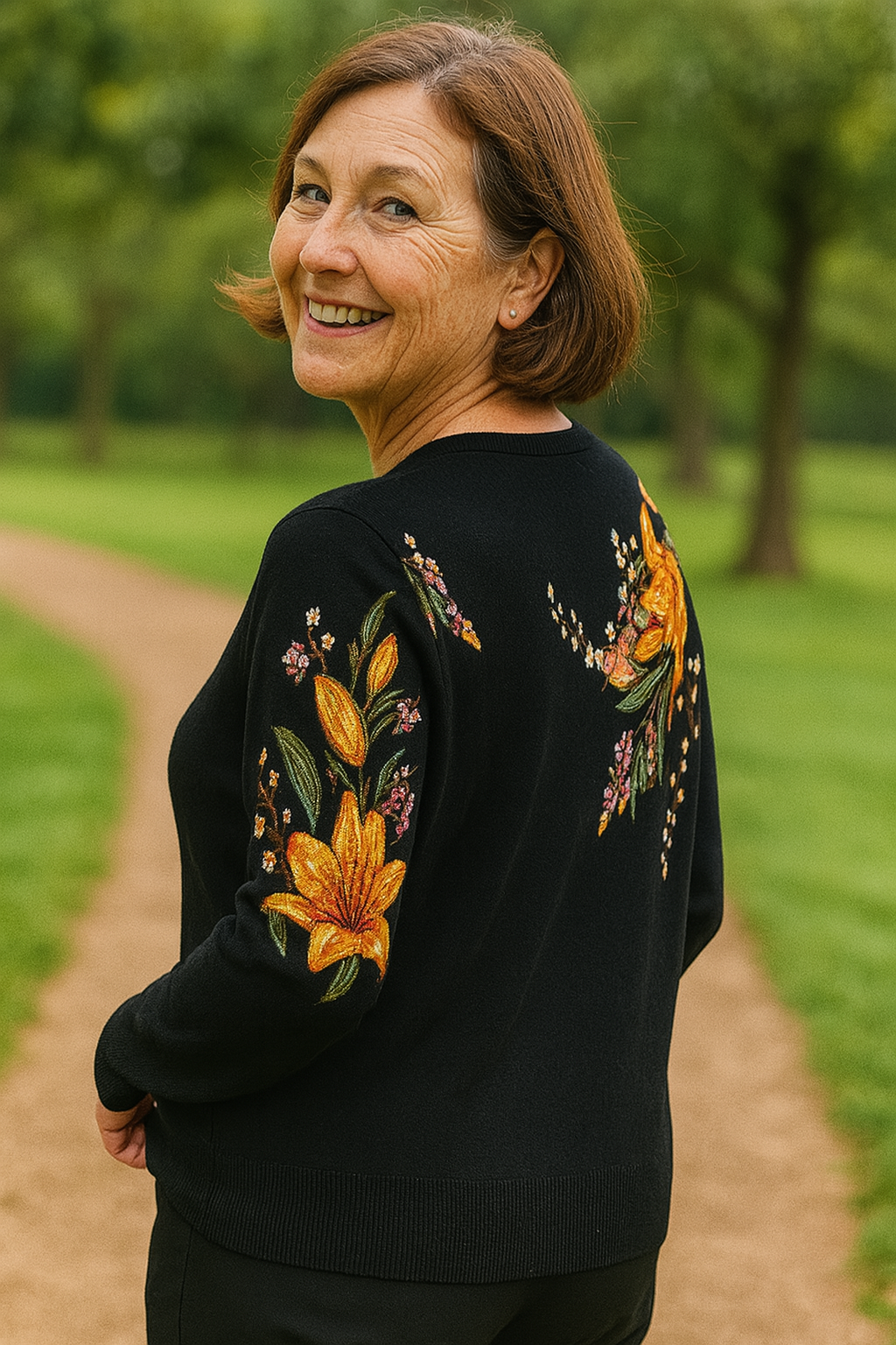 Iris | Graceful Knit Jumper