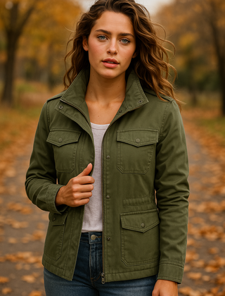 Elara | Women's Lightweight Leisure Jacket, Soft Warm Casual Everyday Jacket
