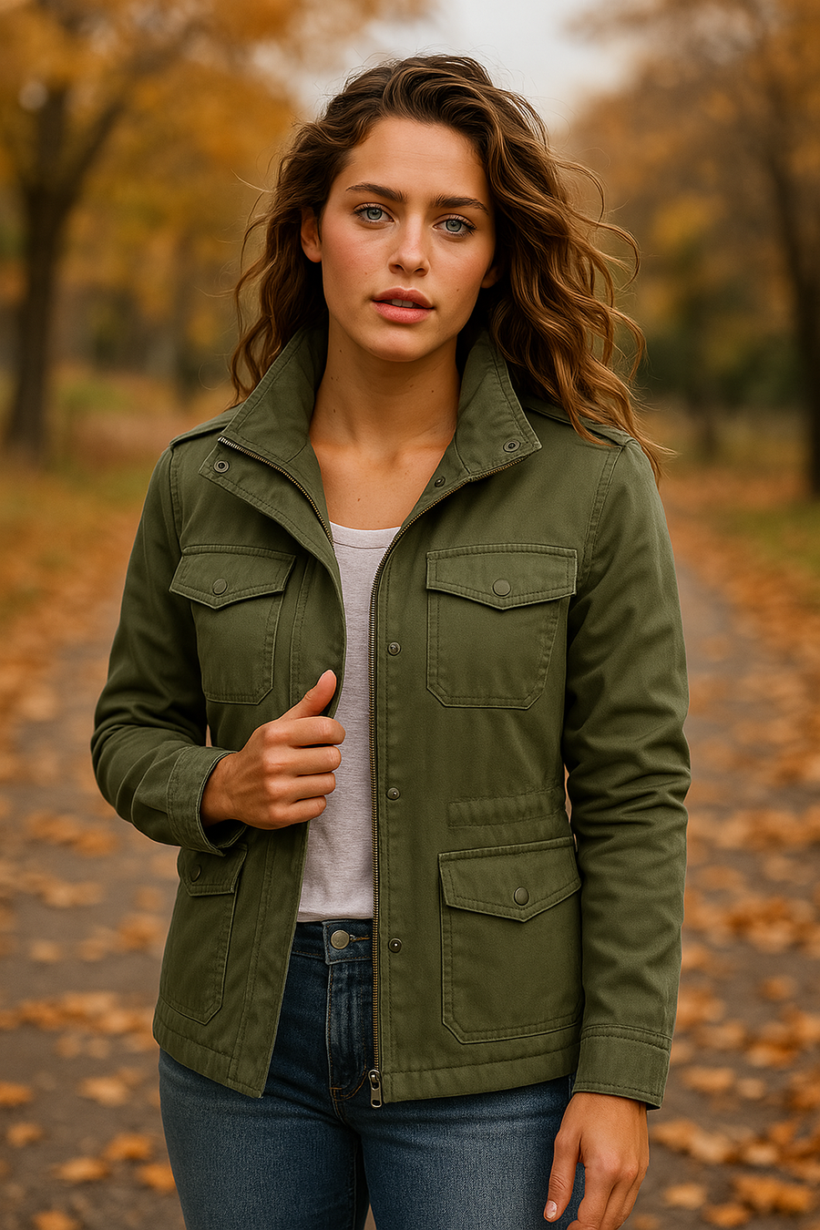 Elara | Women's Lightweight Leisure Jacket, Soft Warm Casual Everyday Jacket