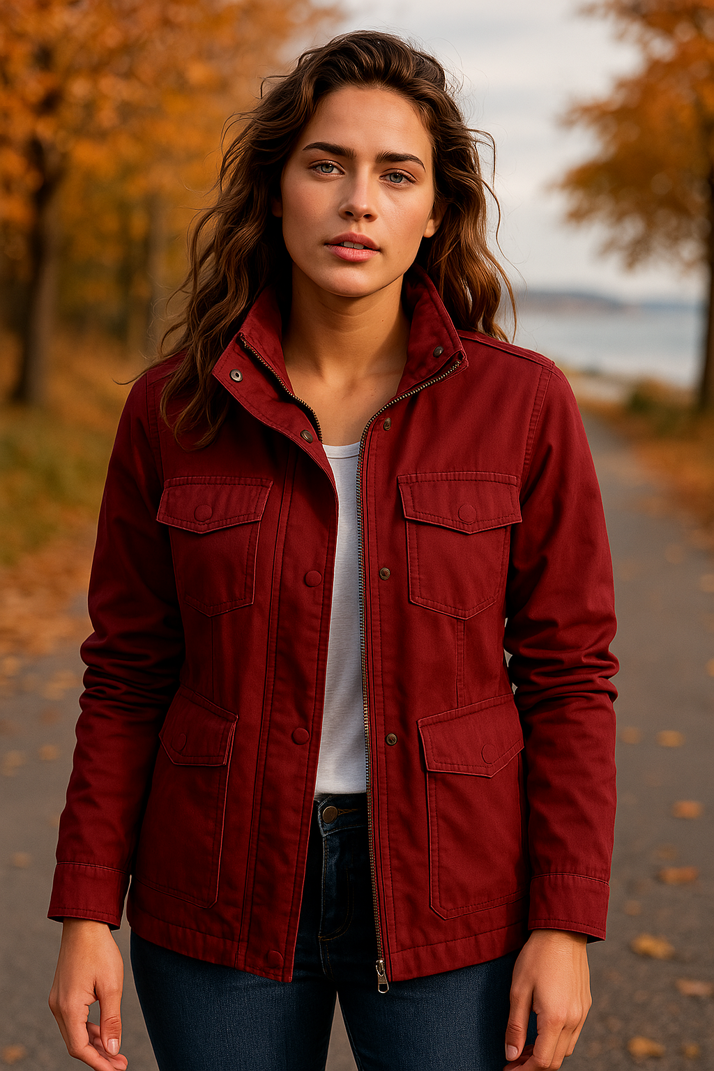 Elara | Women's Lightweight Leisure Jacket, Soft Warm Casual Everyday Jacket