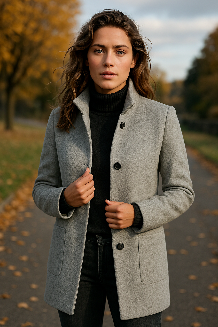 Lyra | Women's Slim Fit Elegant Jacket, Lightweight Tailored Casual Jacket