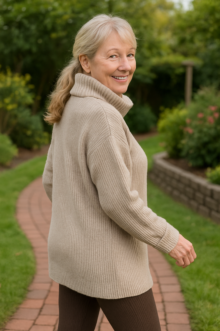 Rowena | Women's Soft Knit Sweater Dress, Lightweight Everyday Dress for Cooler Days