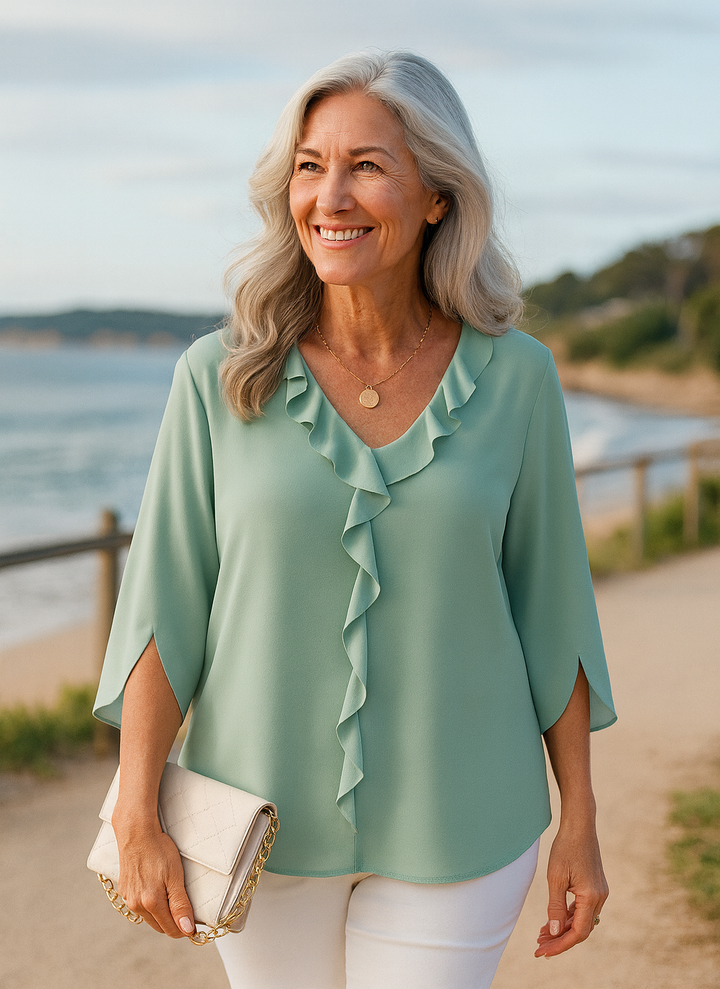 Florise | Blusa Elegância Diária – Macia, Respirável e que Valoriza