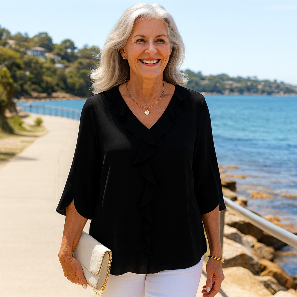 Florise | Blusa Elegância Diária – Macia, Respirável e que Valoriza