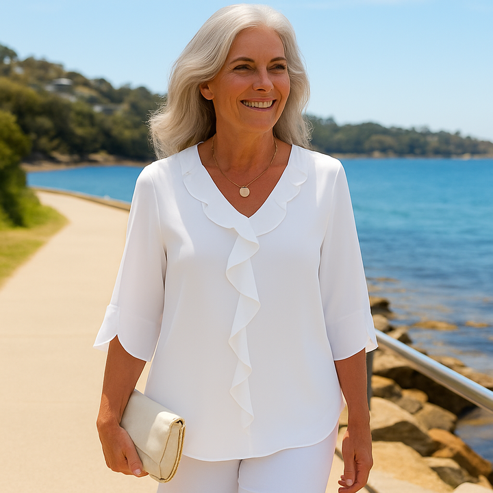 Florise | Blusa Elegância Diária – Macia, Respirável e que Valoriza