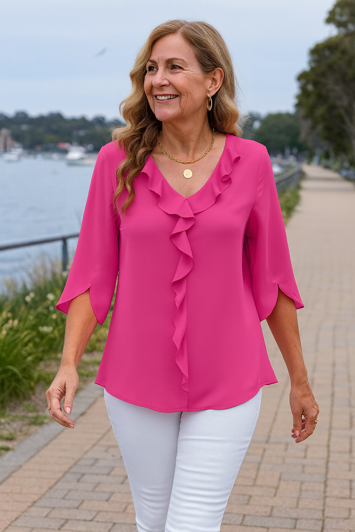Florise | Blusa Elegância Diária – Macia, Respirável e que Valoriza