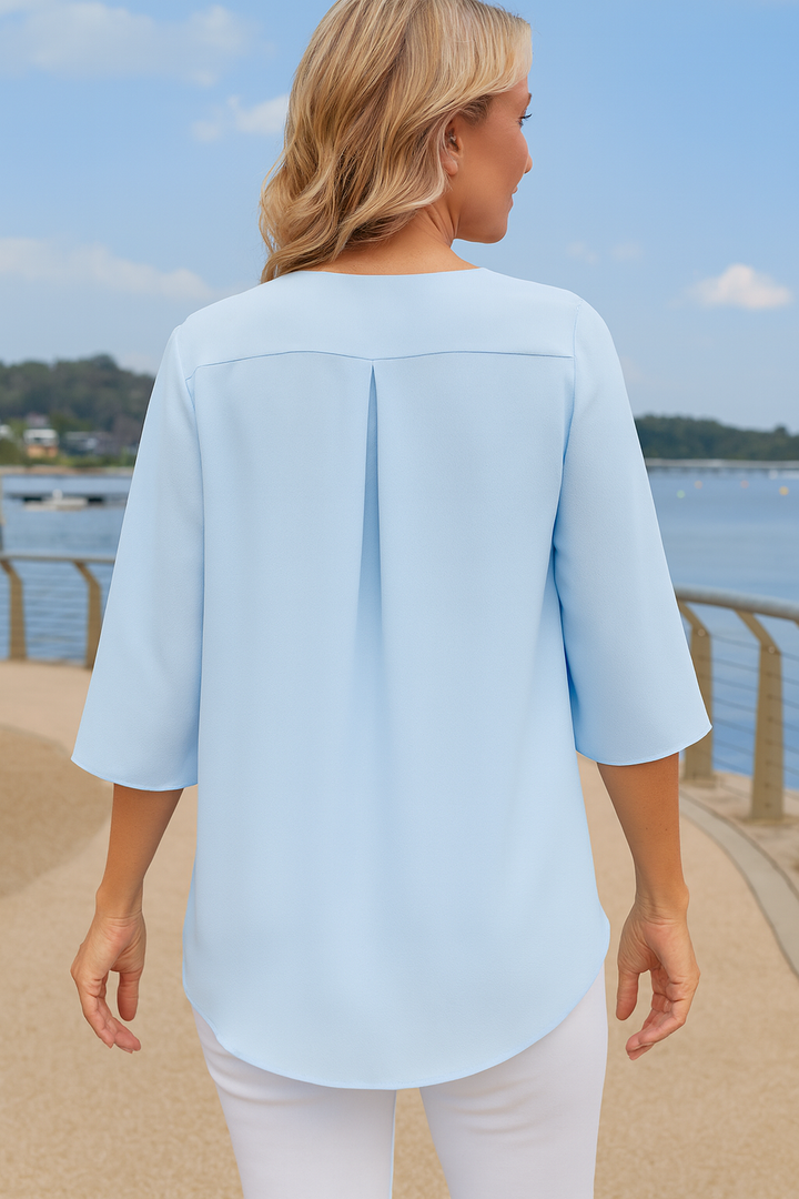 Florise | Blusa Elegância Diária – Macia, Respirável e que Valoriza