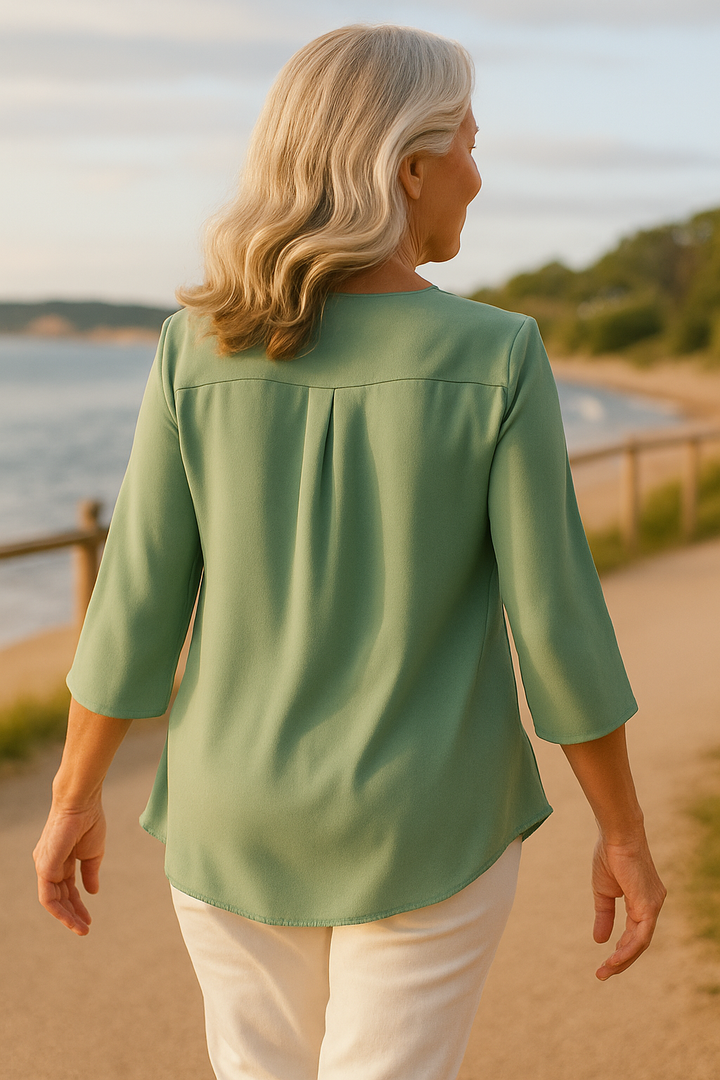 Florise | Blusa Elegância Diária – Macia, Respirável e que Valoriza