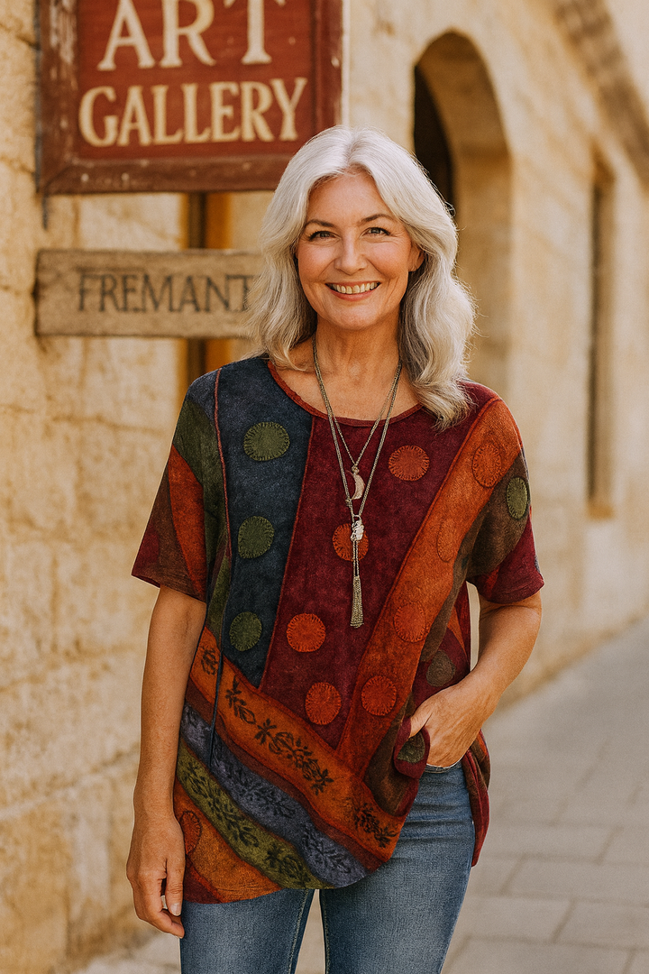 Calla| Blusa Artística – Flui Suavemente, Valoriza Lindamente