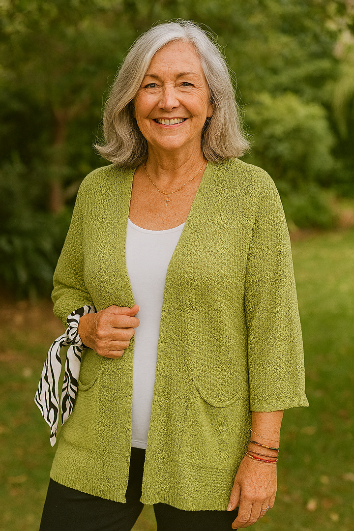 Elspeth | Soft-Knit Everyday Cardigan - Flattering. Fuss-free