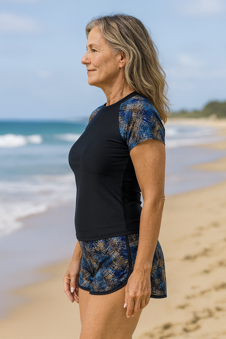 ShoreHaven | Conjunto Tankini com Proteção UV – Confiança Segura ao Sol, Conforto o Dia Todo