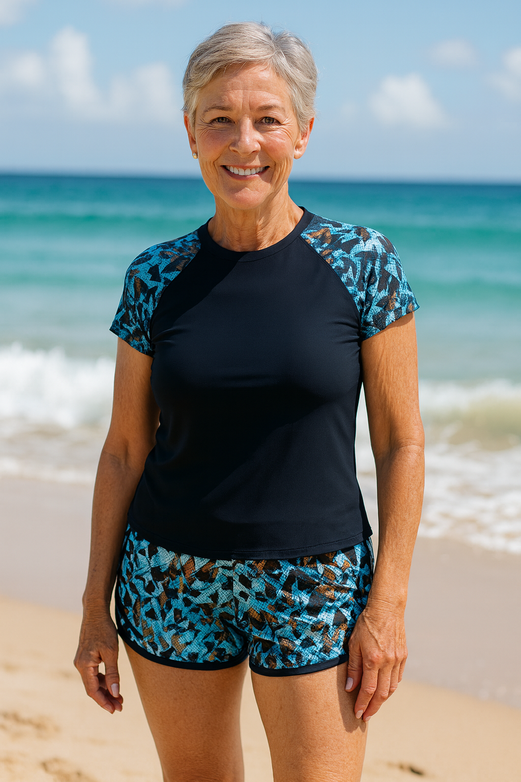 ShoreHaven | Conjunto Tankini com Proteção UV – Confiança Segura ao Sol, Conforto o Dia Todo