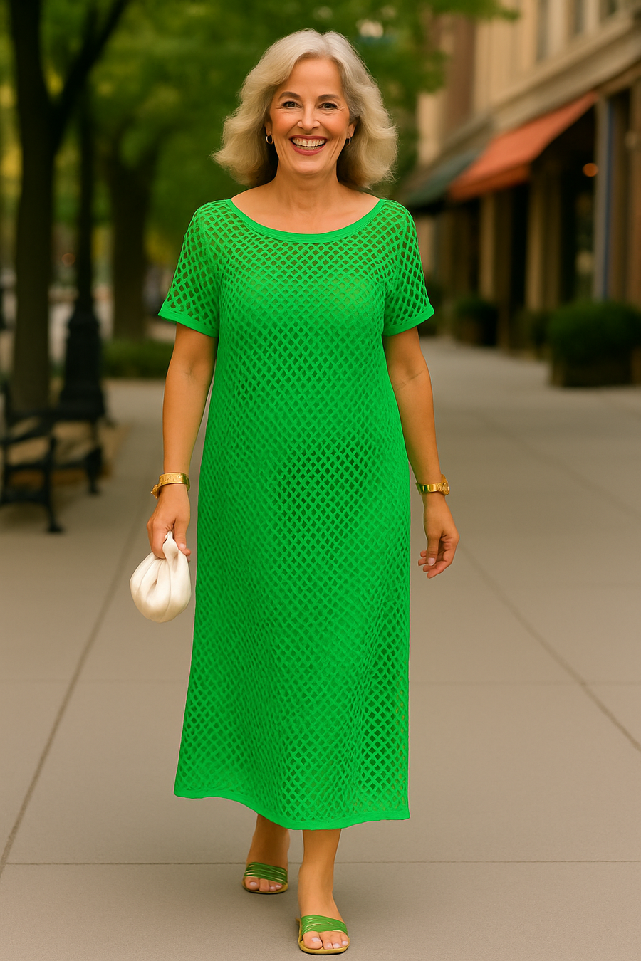 Celestia | Women's Two-Piece Set, Boat Neck Top and Flowy Skirt for Everyday Wear